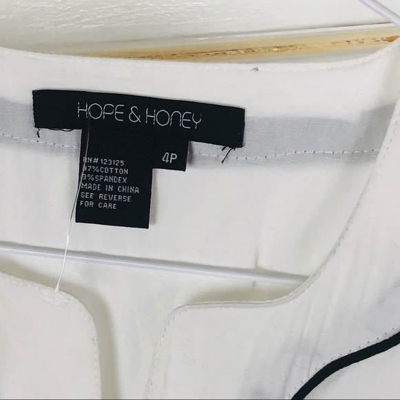Hope & Honey White Dress Size 4 - Picture 5 of 5